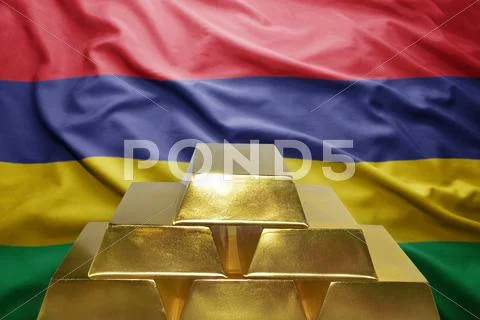 Mauritius gold reserves Stock Photos