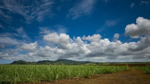 Mauritius island bay cloud scape time lapse Stock-Footage 105461332