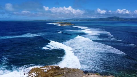 Mauritius lighthouse 4k-9 Stock Footage 321219432
