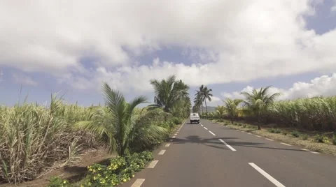MAURITIUS ROAD Stock Footage 41949390