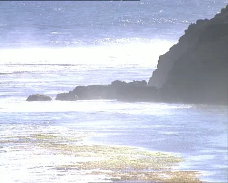MAURITIUS rocks zoom out Stock Footage 18923538