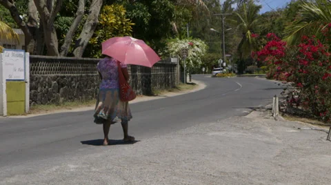 Mauritius Street Stock Footage 32151643
