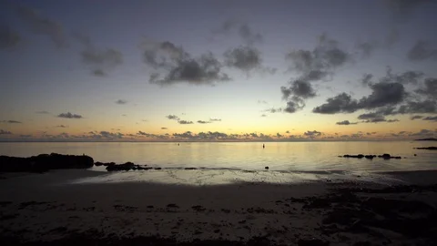 Mauritius Sunset Stock Footage 126980519
