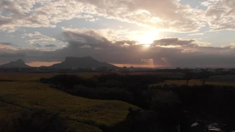 Mauritius Sunset Stock Footage 300164783
