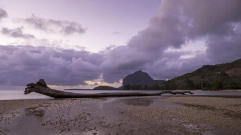 Mauritius sunset timelapse le Morne Barbant h264-422 4KUHD 29.97 VHQ Stock Footage 289573096