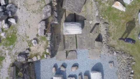 Mausoleum of Halicarnassus Ancient Site Stock Footage 78674673