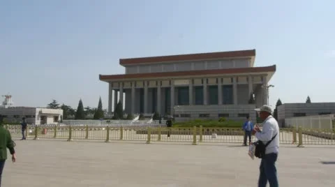 Mausoleum of Mao Zedong Stock Footage 58192489