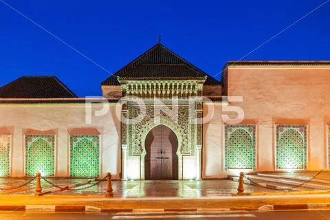 Mausoleum Moulay Ismail Stock Photos