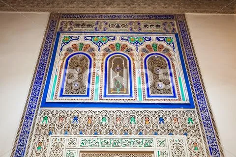 Mausoleum Moulay Ismail Stock Photos