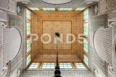Mausoleum Moulay Ismail Stock Photos