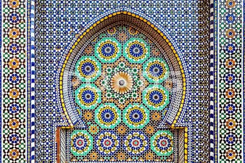 Mausoleum Moulay Ismail Stock Photos