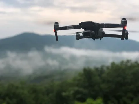 Mavic 2 in Action Foto stock