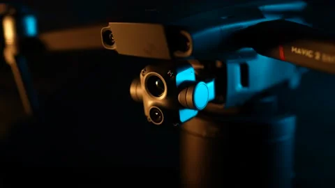 Mavic 2 enterprise advanced drone - upclose Stock Footage 165374751