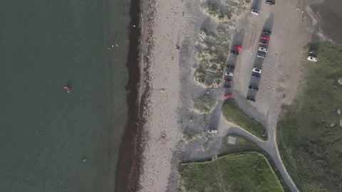 Mavic 3 Pro Drone Shot Over Streedagh Stock Footage 310001199