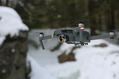 Mavic in action Stock Photos