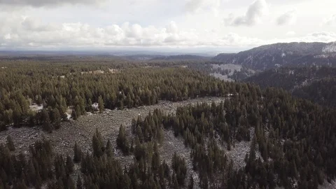 Mavic Pro Idaho Winter Waterfall Video stock 106187073