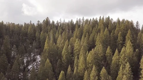Mavic Pro Idaho Winter Waterfall Video stock 106187080