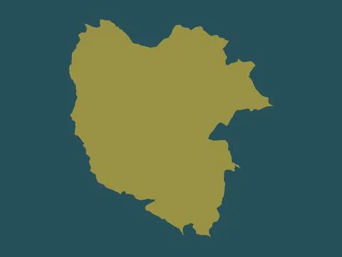 Mavrovo and Rostusa, Macedonia. Solid color shape Stock Illustration