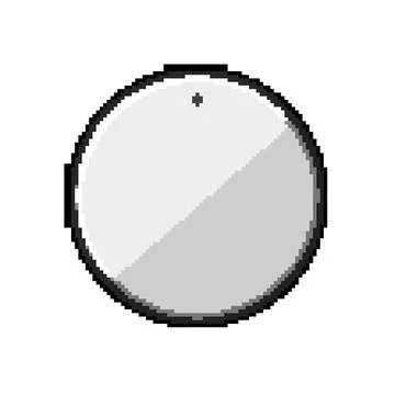 Max dial knob pixel art vector illustration Stock Illustration