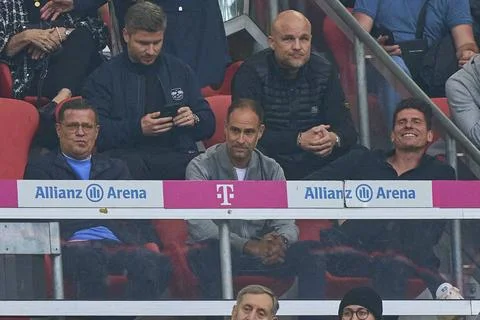 Max Eberl , Manager Leipzig, Oliver Mintzlaff, Geschaeftsfuehrer RB Leipzi... Stock Photos