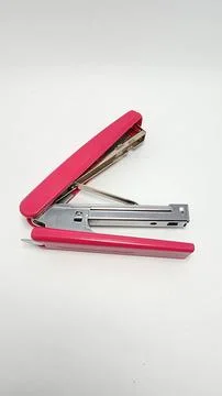 Max HD standard stapler with ergonomic design, comfortable in use Stock Photos