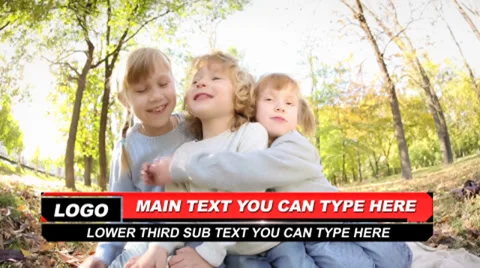 Max Line Lower Third Stock After Effects