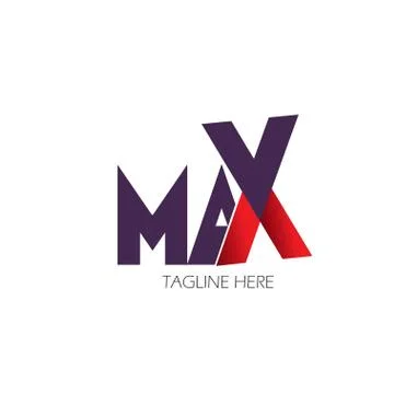 Max Logo Letter Vector Template Design Illustration Stock Illustration