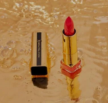 Maxfactor lipstick. Stock Photos