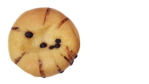 Maxi Choco Cheese Bread with Choco Chips and Filled Cream Cheese Stock Photos