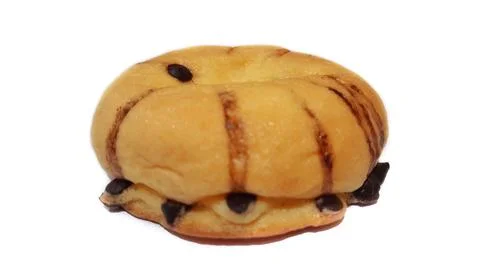 Maxi Choco Cheese Bread with Choco Chips and Filled Cream Cheese Stock Photos