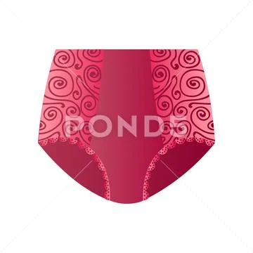 Types of Panties for Women. Stock Vector - Illustration of retro