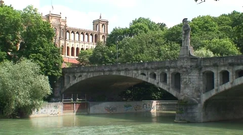 Maximiliansbrucke Stock Footage 1062290