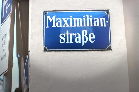 Maximilianstrasse Stock Photos