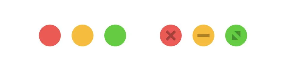 Maximize and minimize web button. Close window, browser symbol. Ui design i.. Stock Illustration