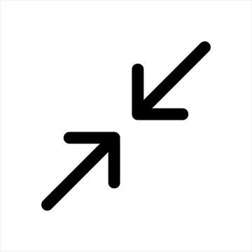 Maximize line icon vector illustration isolated on white background Stock Illustration