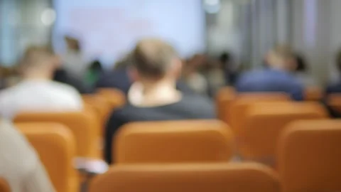 Maximizing Audience Engagement in a Conference Setting for Optimal Learning and Stock Footage 286977093