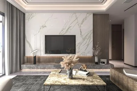 Maximizing Space and Style Industrial Living Room Interior Design in a Loft.. Stock-Illustration