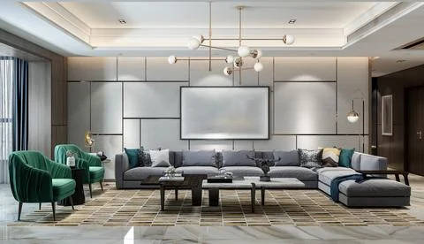 Maximizing Space Interior Design Solutions for Small Living Rooms Stock-Illustration