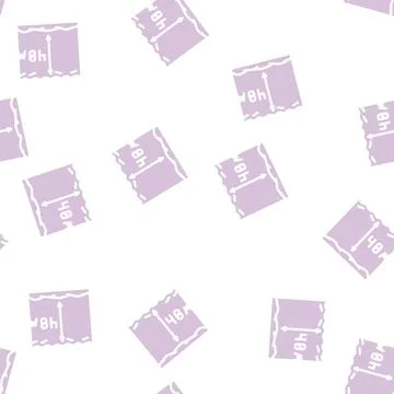 Maximum diving depth on course glyph vector seamless pattern Stock Illustration