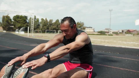 Maximum Flexibility Of An Athlete During Stretching Stock Footage 278676960