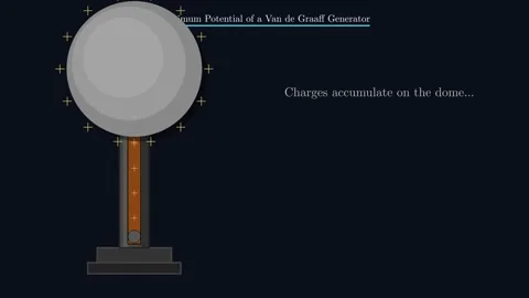 Maximum Potential of a Van De Graaff Generator Stock-Footage 337120786