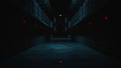 Maximum security prison escape at night. Vidéo 270223501