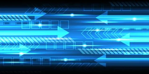 Maximum speed vector technology background abstract. Stock Illustration