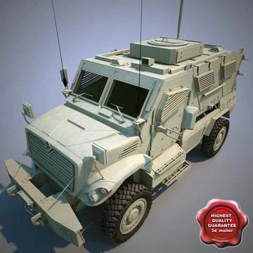 MaxxPro MRAP Armoured Fighting Vehicle V3 3D Model