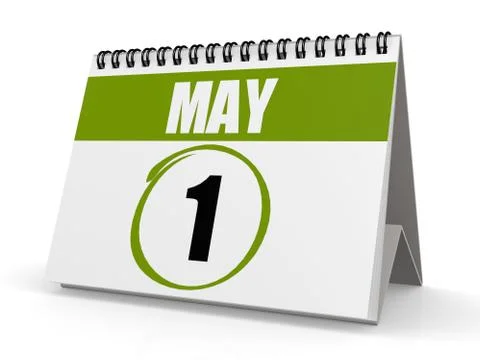 May 1, Labour day Illustrazione stock