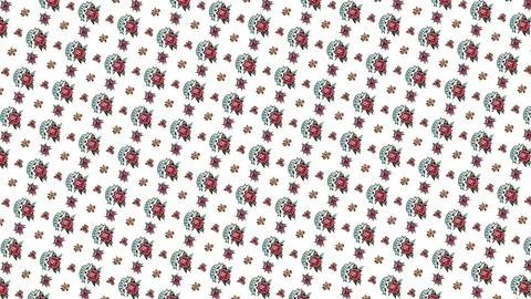 May 11 2026 White Grey Vintage Tattoo Flash Seamless Pattern Old School Minimal Stock Illustration