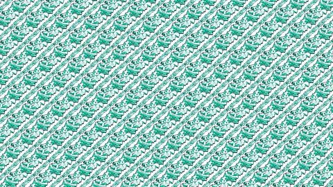 May 12 2026 Mint Teal Graffiti Letter Seamless Pattern Urban Street Art イラスト素材