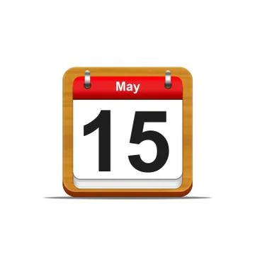 May 15. Stock Illustration