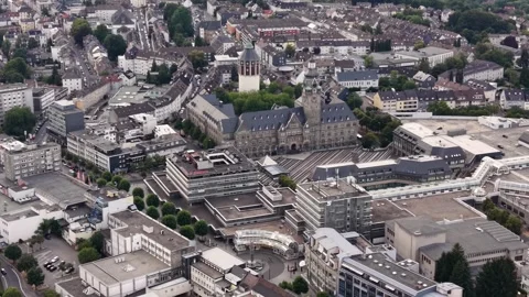 May 2. 2022 Germany Remscheid Aerial view  of the city Remscheid Stock Footage 341354213