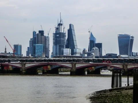 May 20, 2018, England. A panorama of London from the height of the observatio Stock Photos